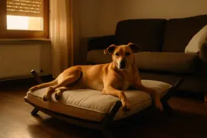 Il cane ribalta il suo lettino ogni sera: cosa comunica quel gesto preciso