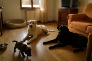 Tre cani in casa: le prime 72 ore con il nuovo arrivato decidono tutto