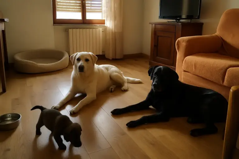 Tre cani in casa: le prime 72 ore con il nuovo arrivato decidono tutto