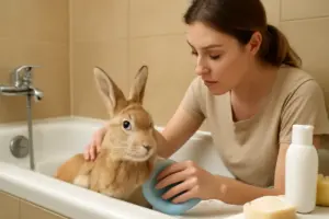 Si può fare il bagno al coniglio domestico? Tutto quello che serve sapere per non danneggiare la sua salute