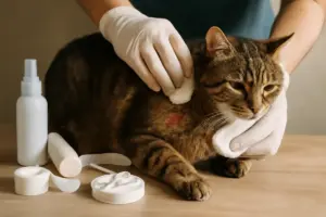 Come curare le ferite cutanee superficiali nel gatto: precauzioni essenziali che favoriscono la guarigione rapida