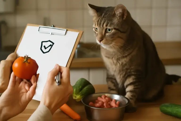 Come introdurre alimenti freschi nella dieta del gatto: le regole imprescindibili per la sicurezza