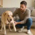 Cane che zoppica improvvisamente: come intervenire subito senza allarmarsi inutilmente
