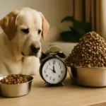La frequenza ideale dei pasti per il cane: perché troppo cibo può essere dannoso