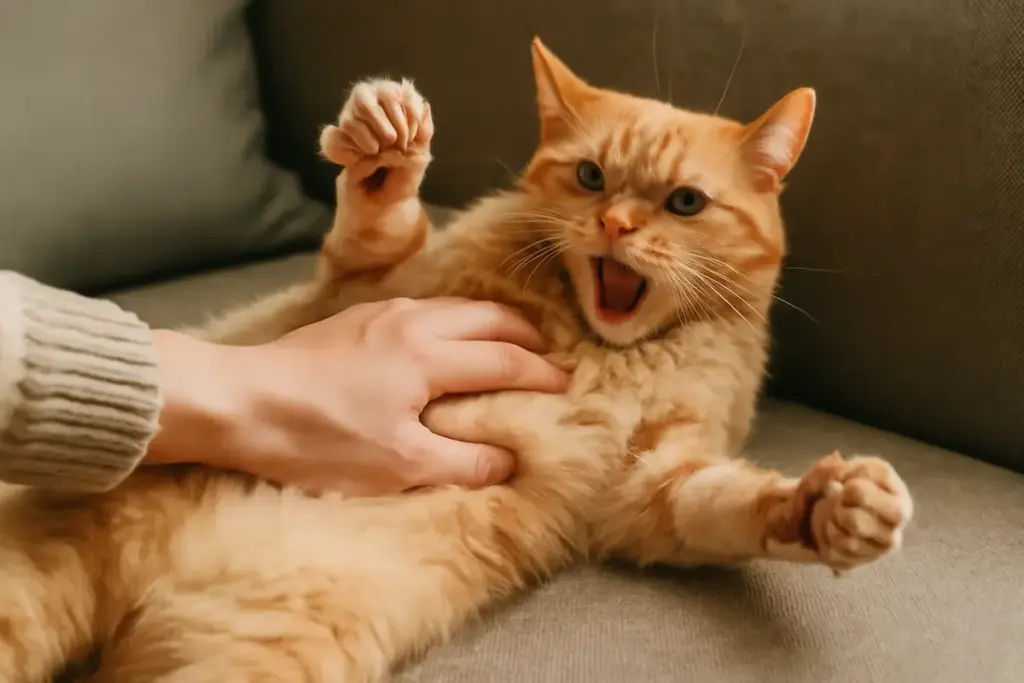 Perché il gatto mostra la pancia ma poi graffia? Svelato il significato dietro questo gesto ambiguo
