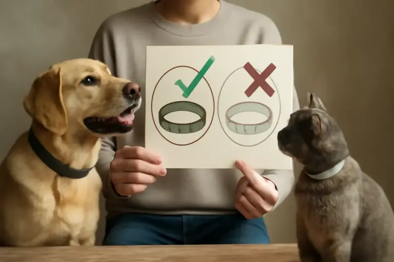 Corretto uso del collare antiparassitario: perché la durata varia tra cane e gatto?