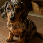 Bassotto maculato cucciolo: le prime quattro settimane che disegnano il cane adulto