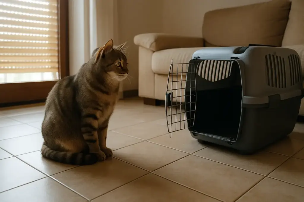 Portare il gatto in vacanza in trasportino: quello che succede davvero nelle 48 ore di camping