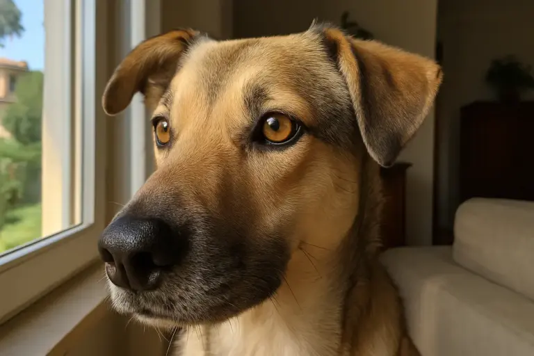 Linea bianca intorno alla pupilla del cane: cosa vedi davvero in quell’occhio