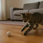 Gatto che gioca di notte: tre mosse per smettere di far tremare il pavimento