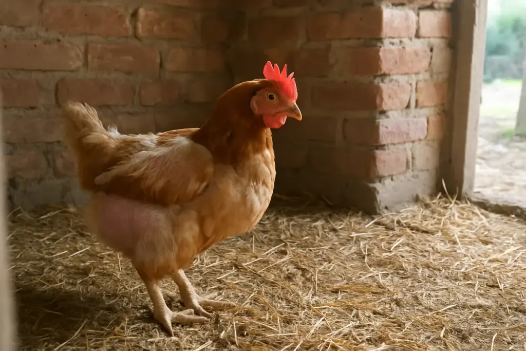 Le tue galline tossiscono e perdono piume: tre cose da controllare subito