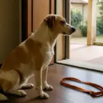 Il tuo cane si blocca prima di uscire? Tre segnali che spiegano il perché