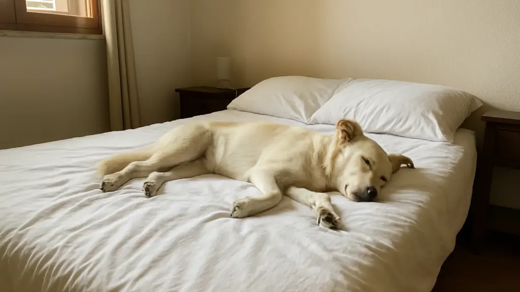 Il cane occupa il tuo posto nel letto: cosa sta cercando davvero