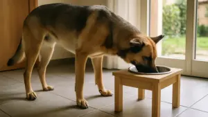 Ciotola rialzata per cani grandi: l’altezza giusta si misura così