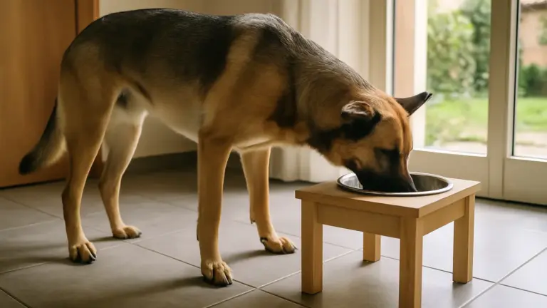 Ciotola rialzata per cani grandi: l’altezza giusta si misura così