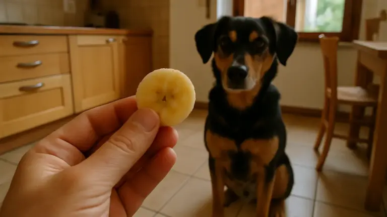 Banana matura al cane: la soglia dei 2 cm che cambia tutto