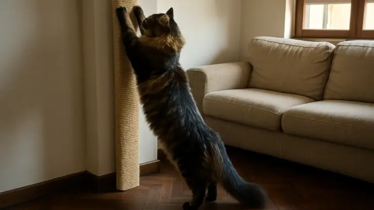 Tiragraffi troppo piccolo: la misura minima che il tuo gatto grande non perdona