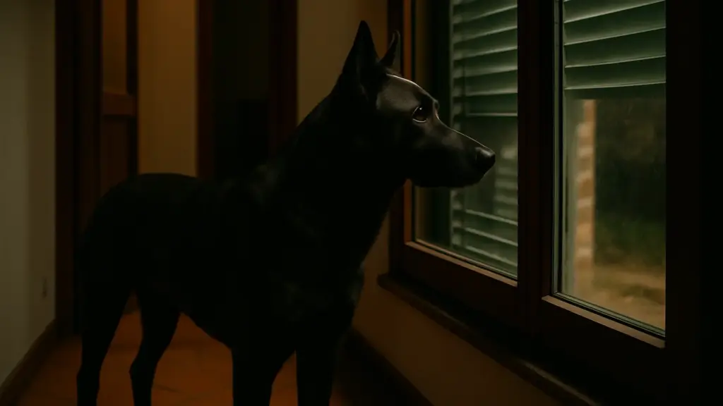 Il tuo cane abbaia di notte senza motivo? Quattro cause che non vedi tu, ma lui sì