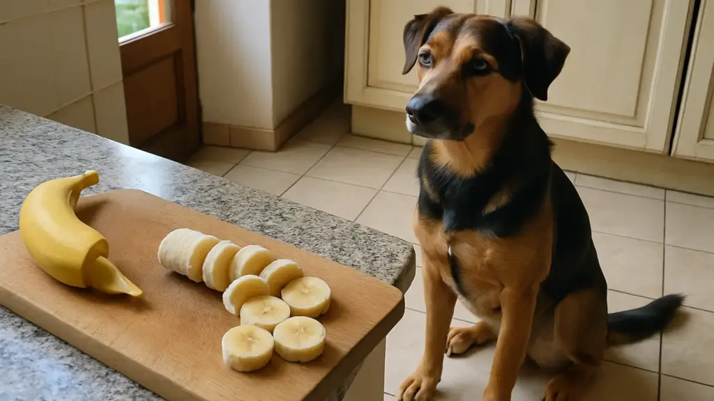 Banana al cane: quanta puoi darne senza pensarci due volte