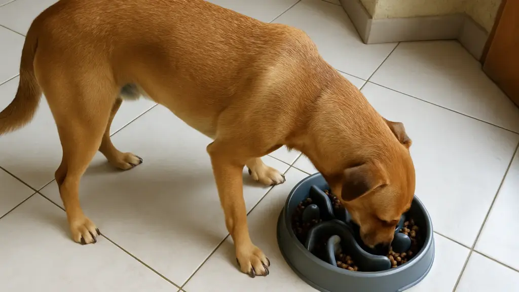 Cane che ingoia tutto in trenta secondi: cosa cambia con la ciotola giusta