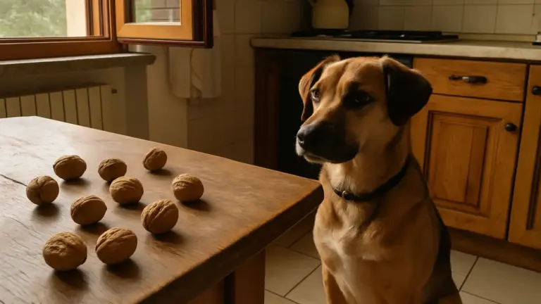 Noci al cane: l’unico caso in cui una noce può fare davvero qualcosa di buono
